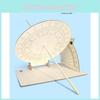 Scientific Experiment Large Equatorial Sundial Model With Shadow Timer For Student Educational Kits