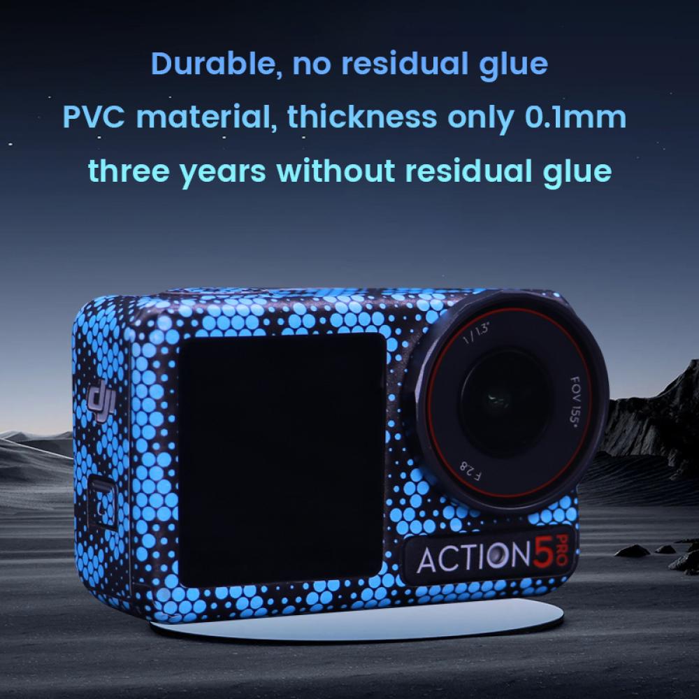 Body Frame Protective Film For Action 5 Pro Dustproof Decals Decoration Film For DJI Osmo Action 5 Pro Sports Camera Accessories