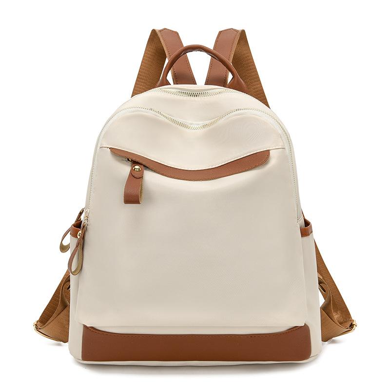 

Легкая дорожная сумка Oxford, женский рюкзак, школьный рюкзак для школьников, компьютерный рюкзак бежевый