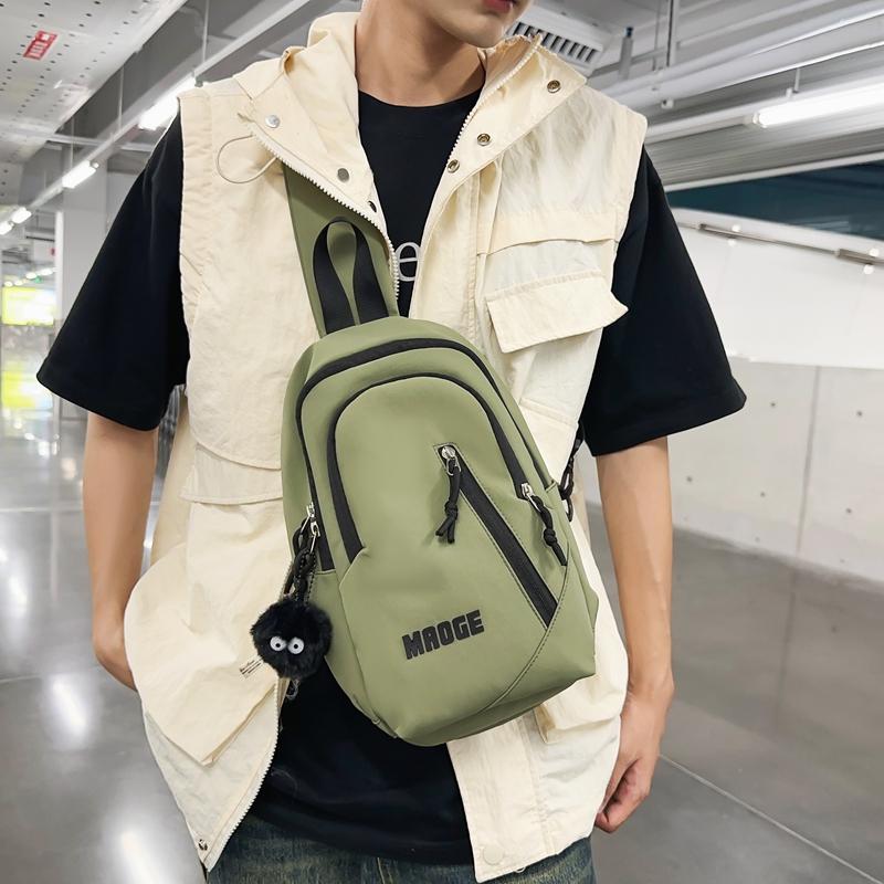 Lightweight Chest Bag Women's Crossbody Bag Men's Sports Riding Large Capacity Shoulder Bag