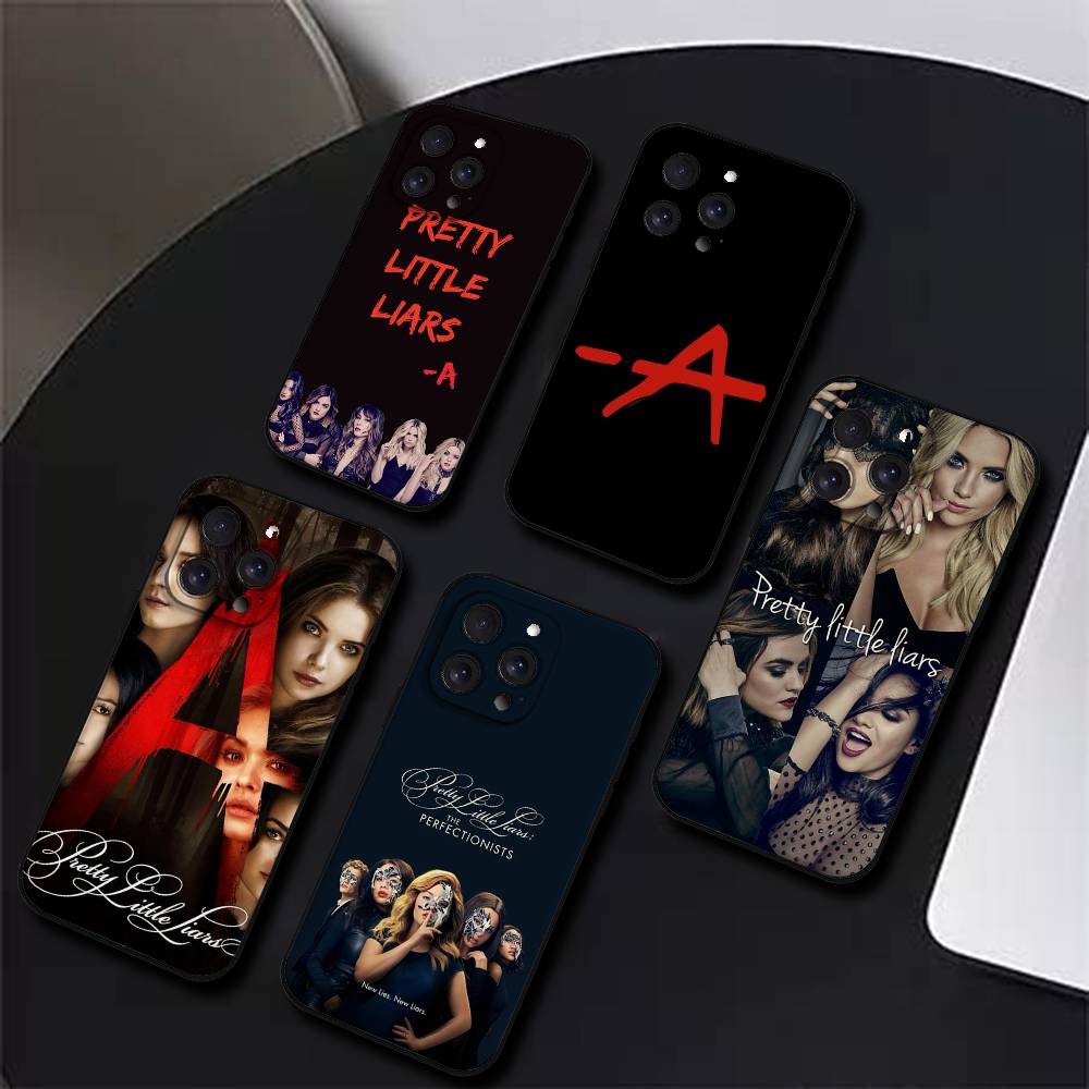 Pretty Little Liars Phone Case Phone Case For IPhone 17,16,15,14,13,12,11,Pro,Plus,Mini Soft Black Cover