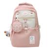 Schoolbag schoolbag for female junior high school students ins college style casual contrasting color backpack for third to sixth graders High school