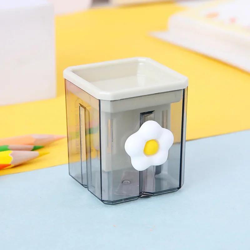 Mini sacapuntas lindo lápiz pequeño oso de dibujos animados encantador conejo papelería sacapuntas portátil estudiante Kawaii útiles escolares