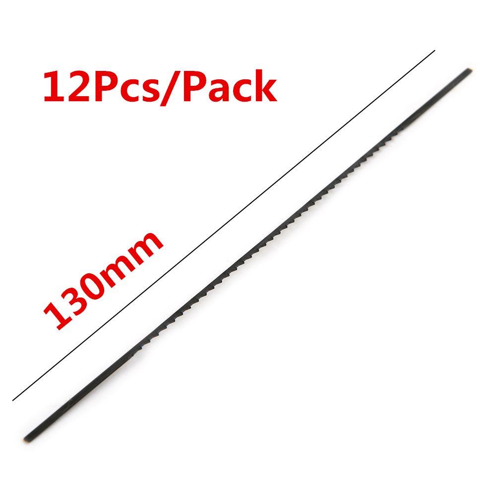 12Pcs/Set for Woodworking 130mm Fine-toothed Scroll U Shape Pull Pull Saw Saw Blades Power Tools