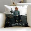 popular singer Ed Sheeran Cushion Cover Soft  EasyWash Pillow Case  Versatile for Couch Bed Travel and Office