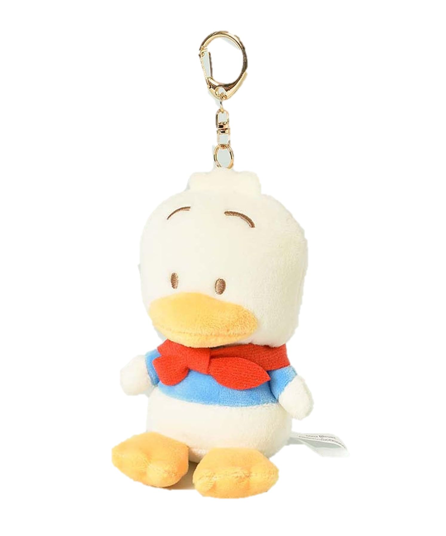 Sanrio Characters Sanrip Sanrio Hello Kitty Pekkle the Duck Marron Cream Mascot Plush Toy Squishy Charm Keychain for and Travel the [Bleu Bleuet]