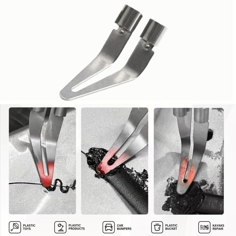 2026 Einstellbarer Lötkolben mit glatter Spitze 45-Grad-Bogen-Design Perfekt für Schweißwerkzeuge und Löt-Reparaturprojekte