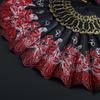 Embroidered Folding Fan Hot Stamping Handheld Fan Gifts  Hand Held Party Decoration