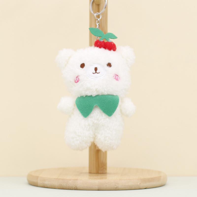 Adorable Plush Bunny Keychain Soft Toy Wholesale Teddy Bear Pendant Wedding Gifts