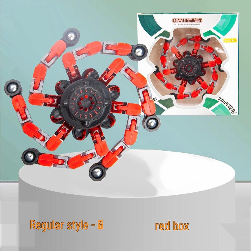 Kids' Transforming Luminous Gyro Decompression Fidget Toy