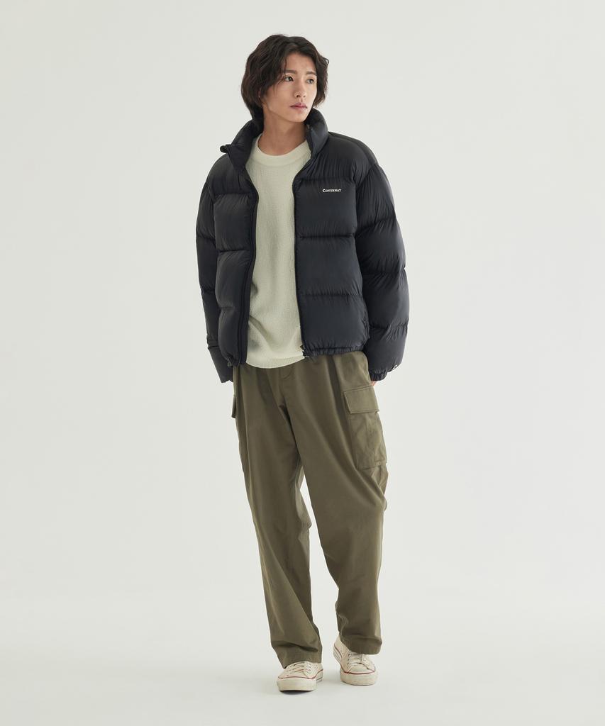COVERNAT Civic Sheer Ripstop Rds Short Puffer Black