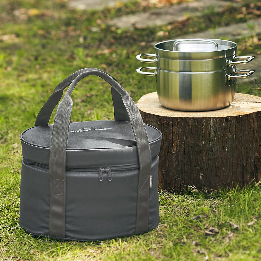 Panela de Ferro Fundido Vita Craft de Aço Inoxidável com Bolsa de 10 polegadas