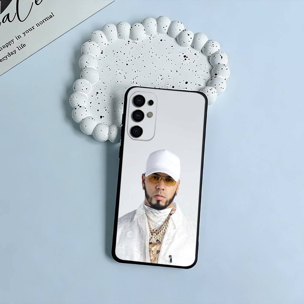 Latin Trap- A-Anuel- A-A Soft Silicone Case for Samsung S25, S24, S21, S22, S23, S30, Ultra, S20, Plus, FE, Lite-Black