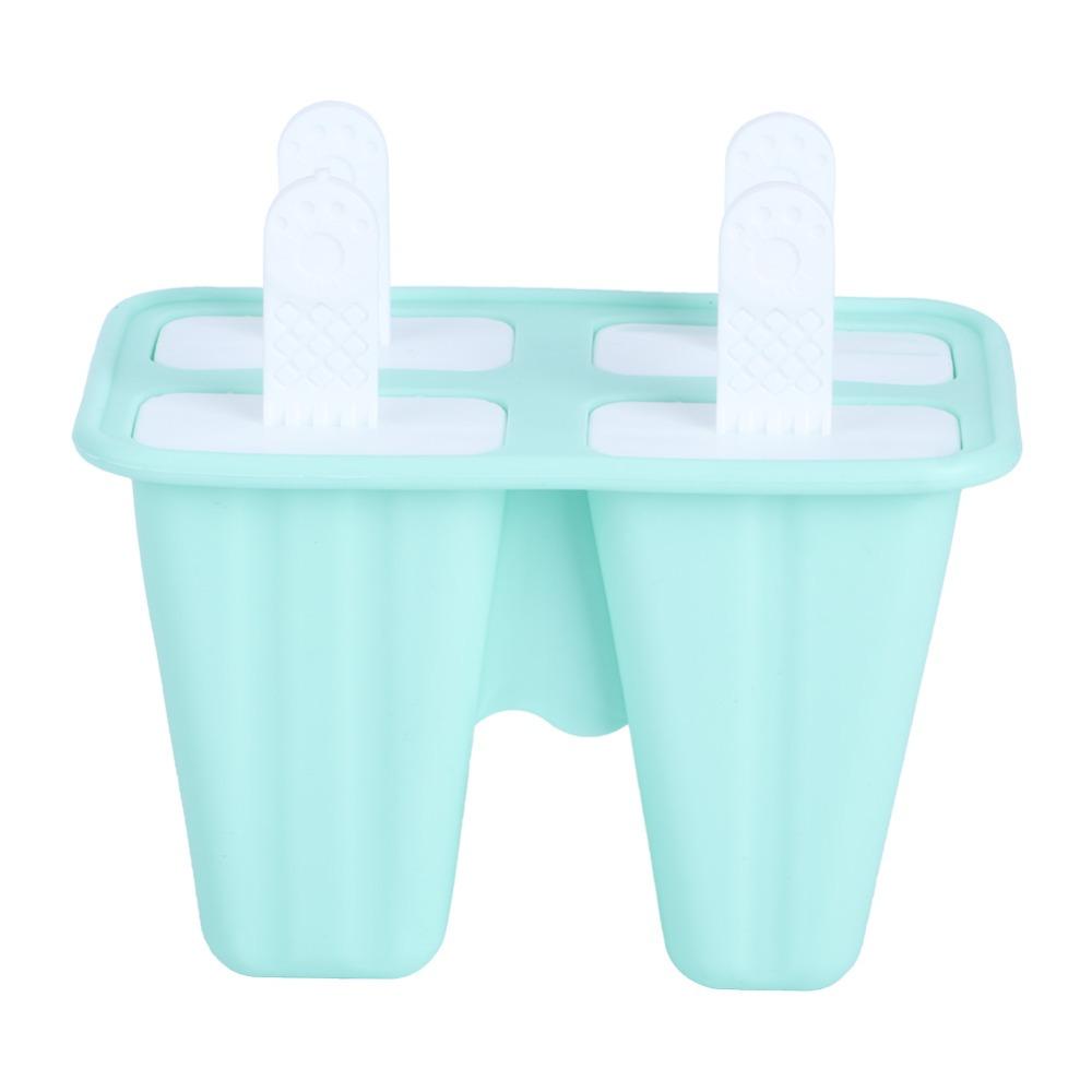 Easy Release Ice Cream Mould Mint Green Silicone Mold Durable Ice Cream Mold  DIY Ice Cream