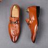 Fashion Luxury Fashion Men Crocodile Pattern Casual Leather Shoes Male Lace Up Flats Homecoming Wedding Dress Prom Zapatillas Hombre