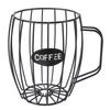Coffee Pod Holder Iron Metal Beer Cup Shaped Coffee Capsule Storage Basket Organizer for Counter Cof