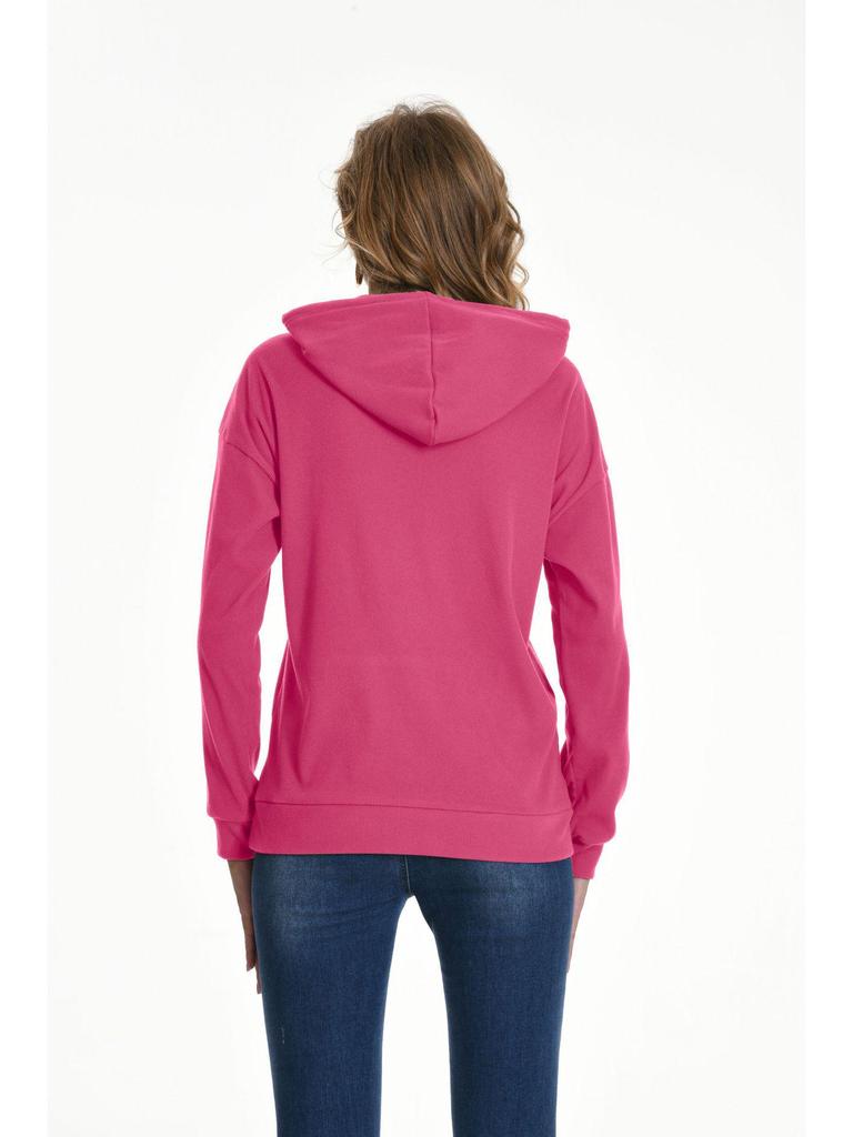2024 Autumn/Winter Women's Hooded Knitted Pullover Sweatshirt