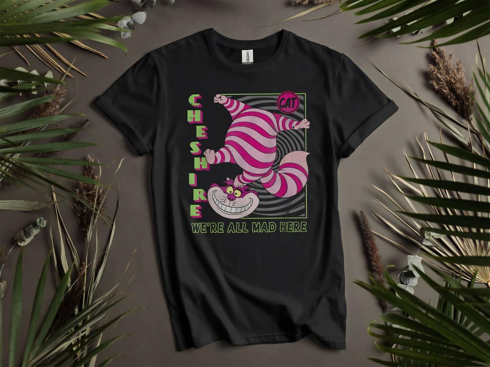Disney Alice In Wonderland Cheshire T-shirt T shirt Men Women Unisex Tshirt K129 S