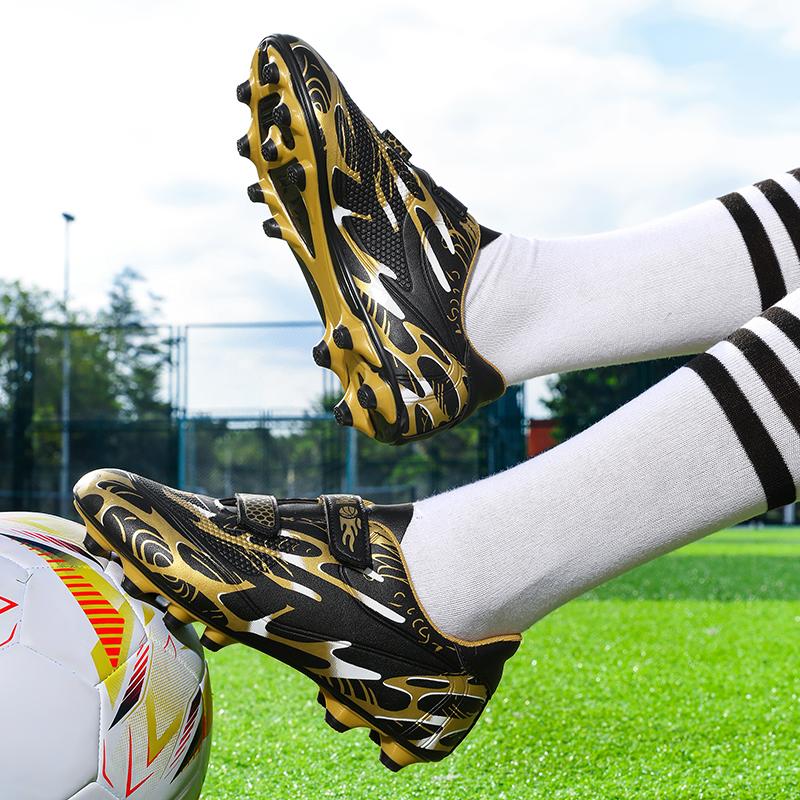 Scarpe da Calcio da Ragazzo Suola Morbida in Gomma Scarpe da Calcio da Allenamento Professionali per Erba Sintetica per Ragazze