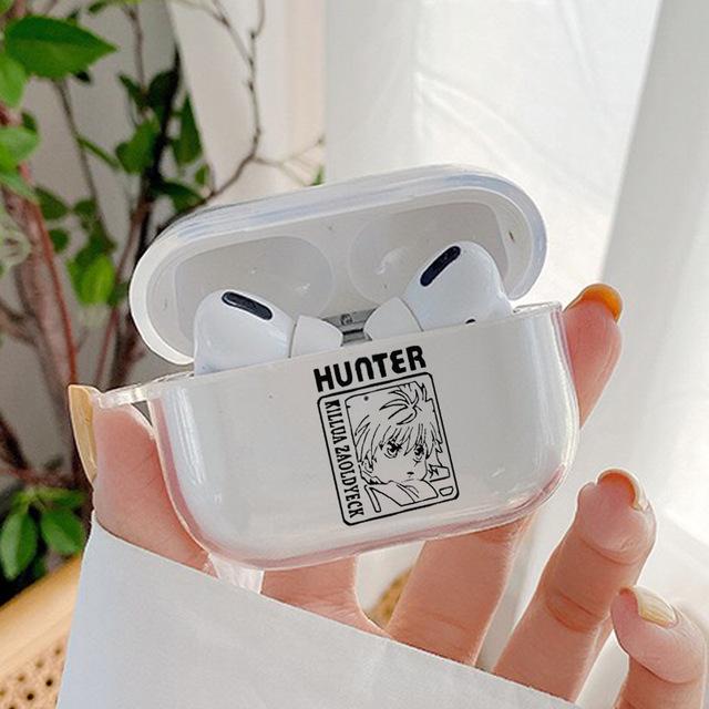 Hunter x Hunter HXH Anime Hunter X hunter 3 Air pod Hoesje voor Airpods 2 1 Hoesjes Voor Air pod pro Doorzichtig Schattig Zacht transparant Coque