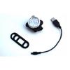 New Bicycle Mountain Bike Tail Light Emergency Signal Lamp USB Rechargeable 4 Modes