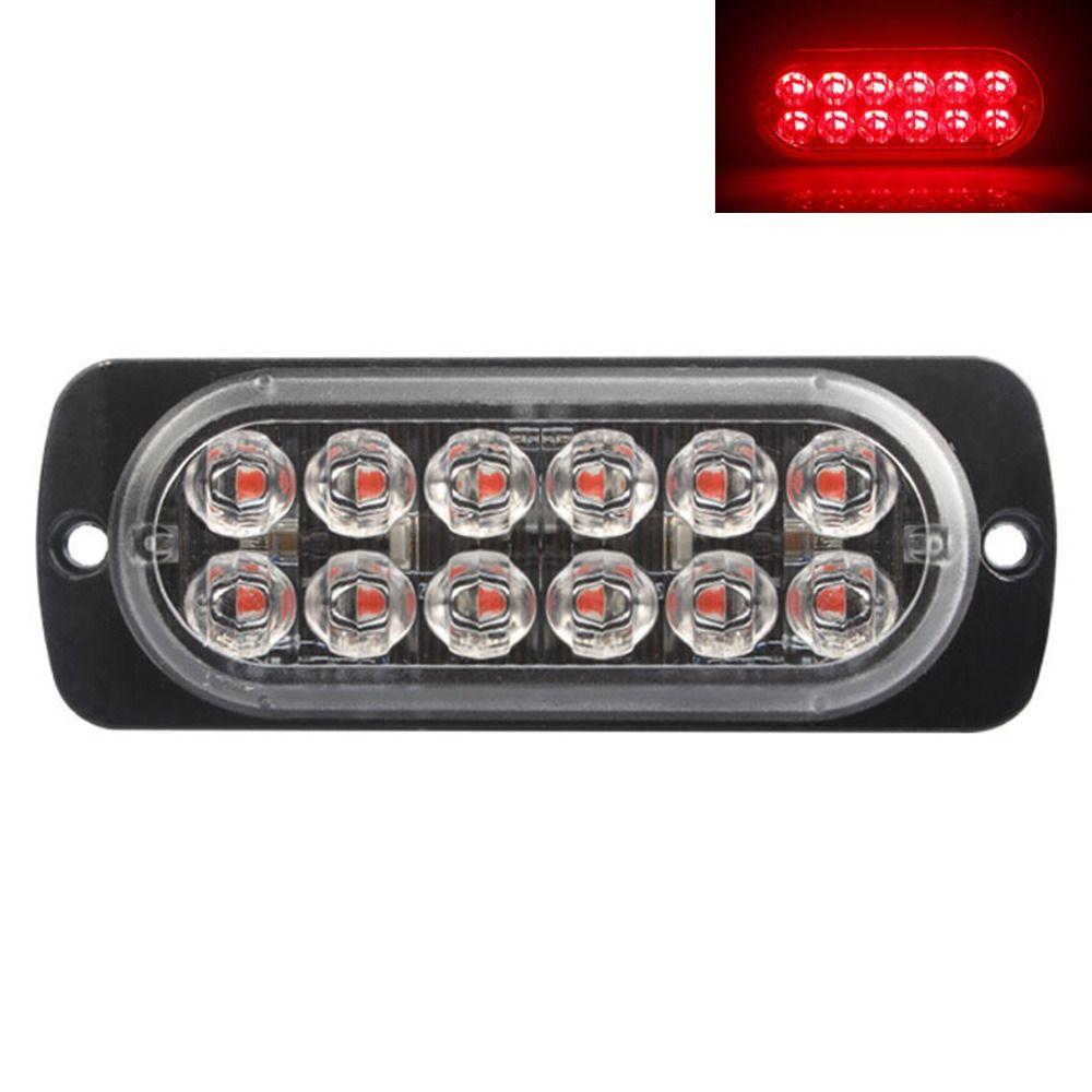 Lorry Warning Tail Light 12V 24V 12LED LED Side Marker Indicator Light Auto Car External Lights