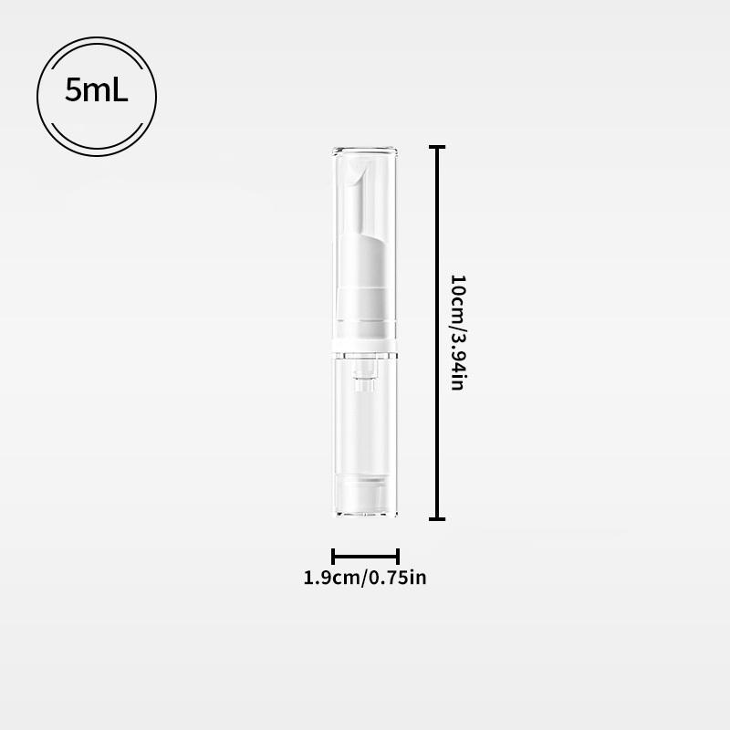 5/10Ml Empty Cosmetic Container For Eye Cream Massage Essential Refillable Bottle Lip Balm Metal Top Soft Tube
