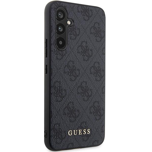 Guess Guhcs23Feg4Gfgr S23 Fe S711Šedý/Grey Pevný obal 4G Kovové Zlaté Logo