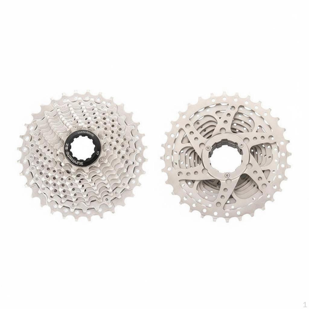 Cassette de Bicicleta Amplia Compatibilidad Volante de Bicicleta Cambio de Marchas Suave 9 Velocidades para