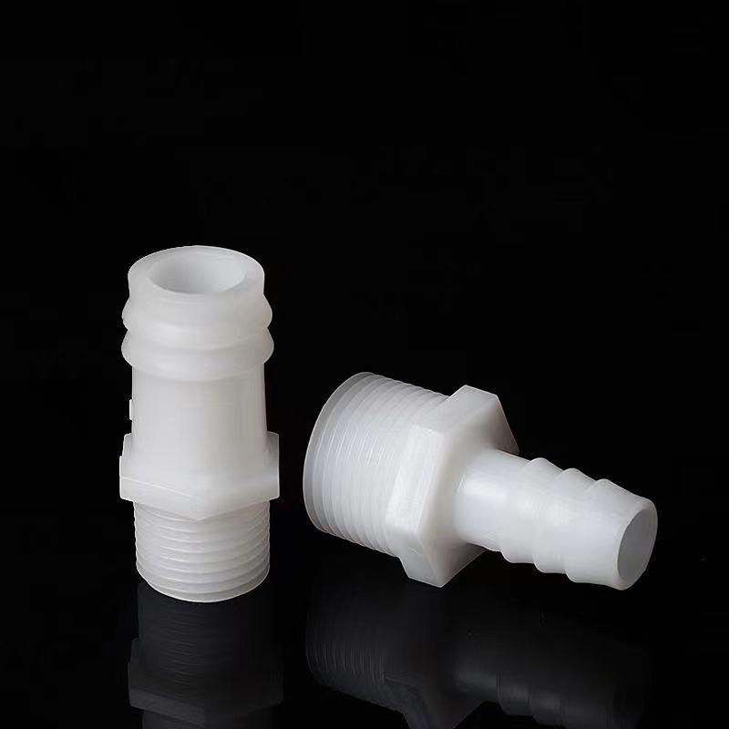 20mm 4-Point External Thread Plastic Hose Connector for Soft & Hard Pipes
