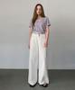 Baseukala High Rise Two Button Cotton Pants (2Colors)