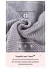 100% Wool Striped Round Neck Kids’ Thermal Sweater - Medium to Large, Unisex, Autumn/Winter