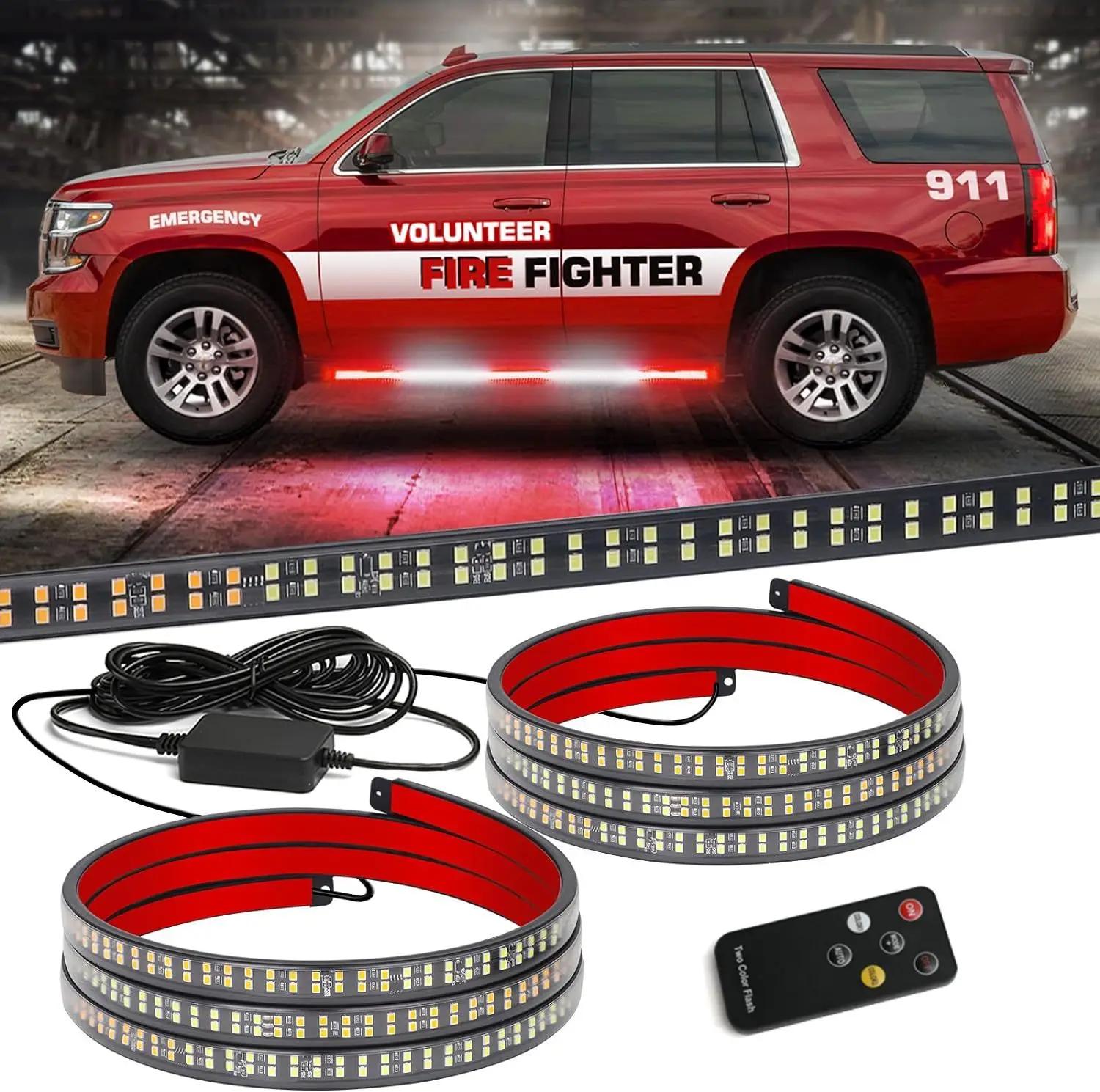 

Украсьте свой пикап светодиодной лентой с декоративными мигающими огнями аварийной сигнализации 12-24 В