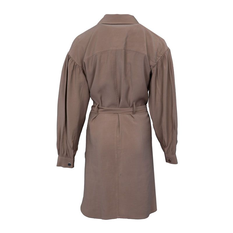 Robe chemise à clips avec ceinture nocciola Femme IMPERIAL