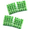 100pcs Green Nylon Expansion Plugs For High Load Bearing Wall Mount DIY Projects