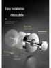 304 Stainless Steel Rotating Suction Cup Hook – Strong, No-Drill, Load-Bearing Hook for Kitchen, Bathroom, and Toilet.