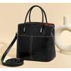 Oily Wax Leather Handbag Niche High-end Commuter Shoulderbag Female Large-capacity Messenger Bag