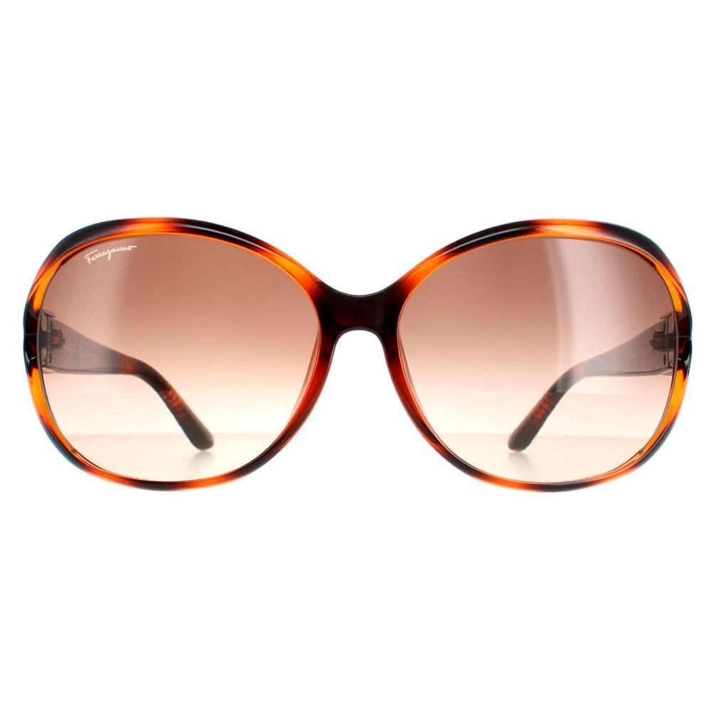 

Salvatore Ferragamo Ferragamo SF770SA 214 Овальные солнцезащитные очки мульти
