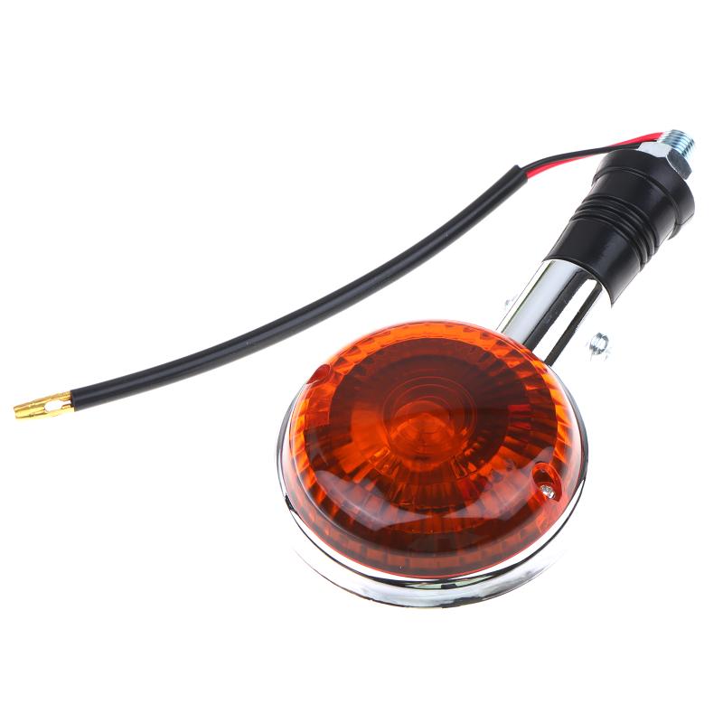 1 Pair Cost-effective Motorcycle Turn Signal Indicator Light Durable Bright Lamp for XV250 XV400 Motorbike Accessory