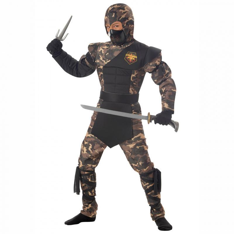 Halloween ninja muscle costume cosplay costume Lego Purim costume, stage costume