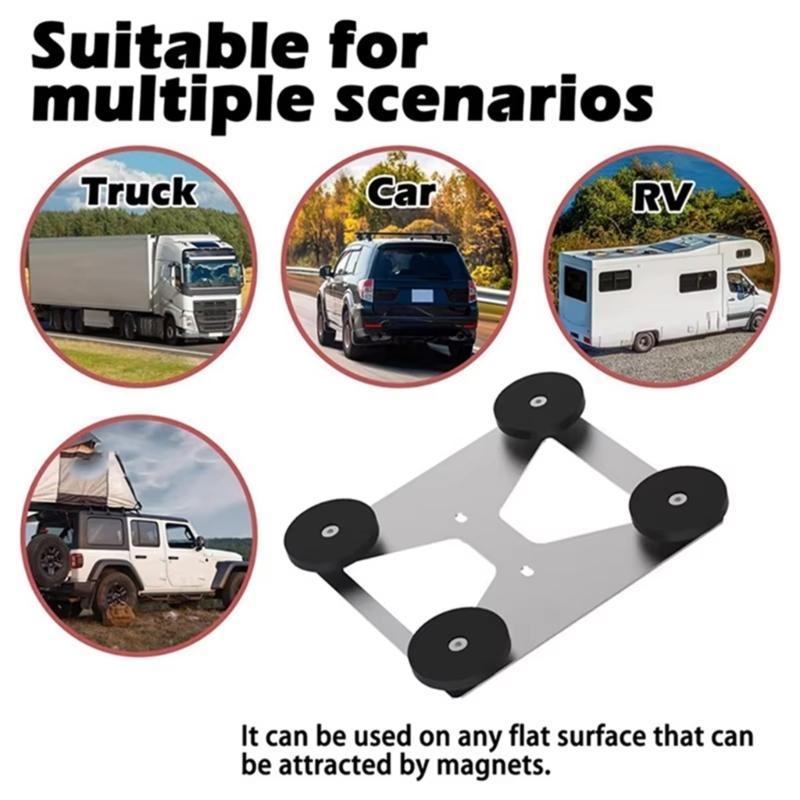Strong Magnetic Mount Heavy Duty Stainless Mount Bracket for Mini Weather Resistant Professional Quick Release