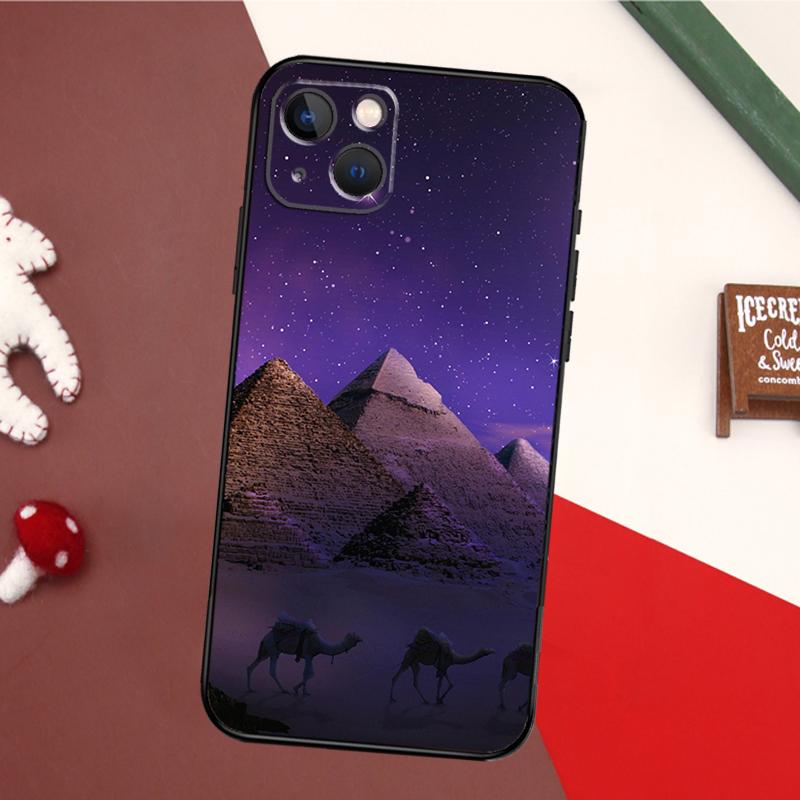 Ancient Egyptian Case For iPhone 14 Pro Max 16 15 11 12 13 17 Pro Max mini 15 16 Plus 16e 17 Air Back Cover