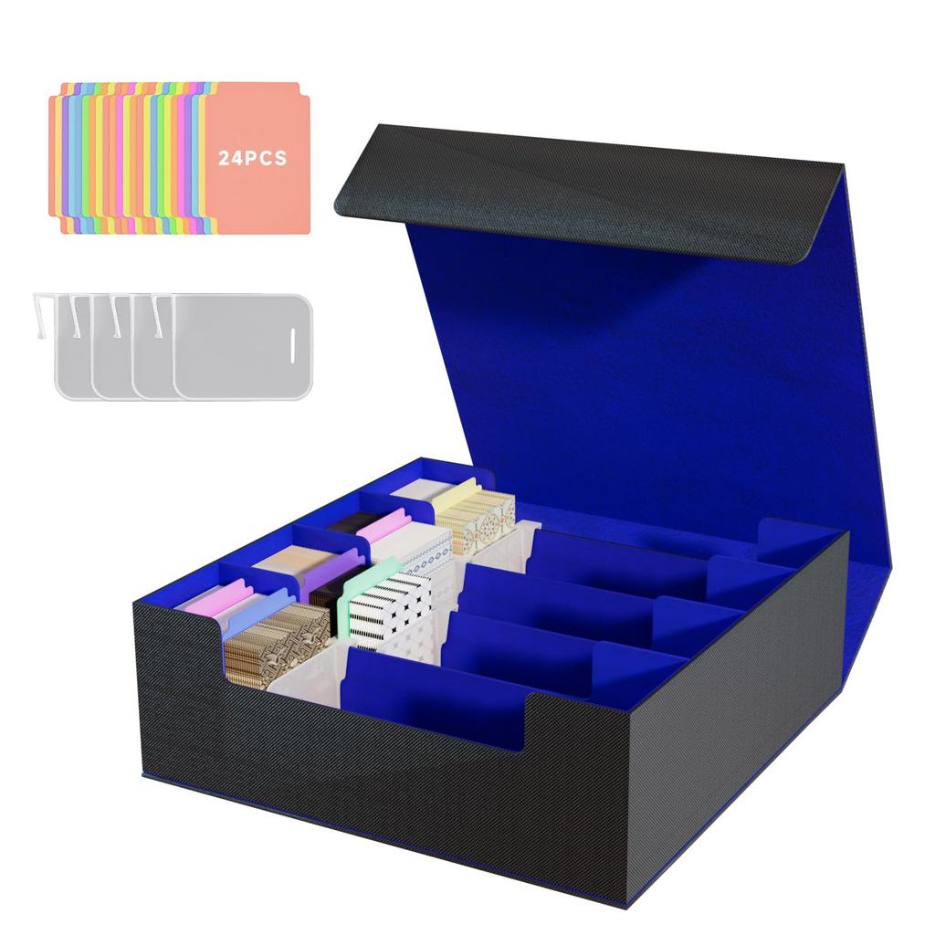 UNORUG Deck Trading Card Trading Card PU Trading Card Large 4 24 Dividers with Compatible with Various Card Games and Case, Case, Case, Leather,