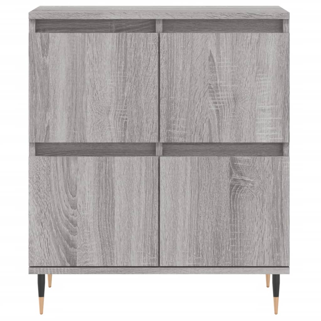 Sideboards 2 pcs Grey Sonoma Particleboard