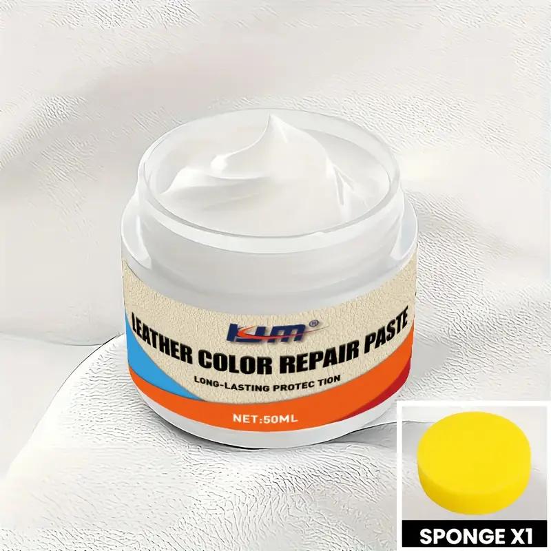 Leather Color Repair Cream - Multi-Purpose Dye for Shoes, Bags, Sofas and Scratched Leather | Repairs Wear, Cracks and Fading