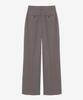 MIND BRIDGE WOMEN [W][Couture] Double-Pleat Wide Slacks - 2 Colors
