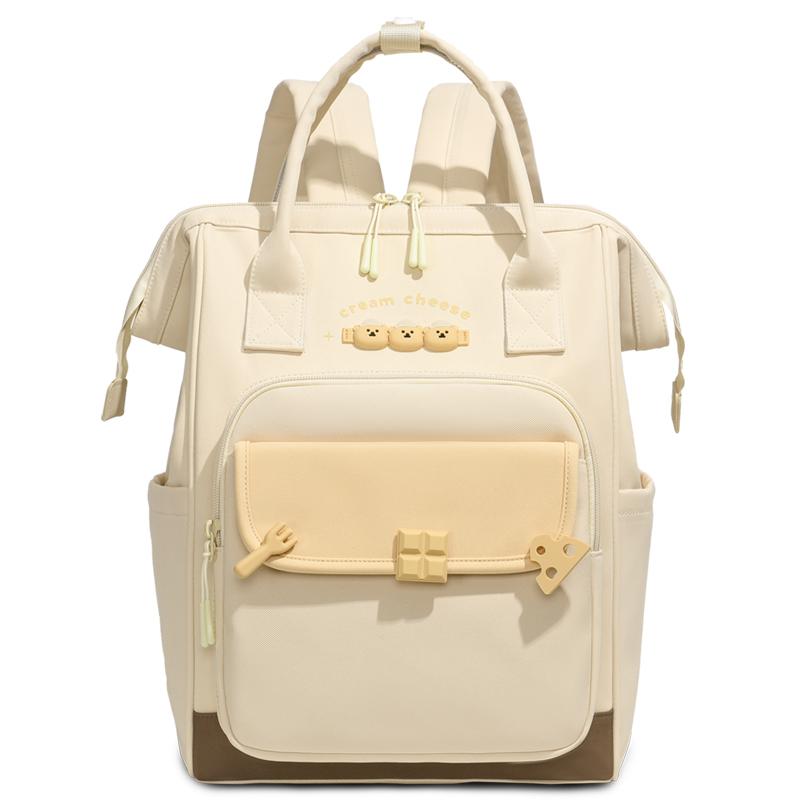 

Многофункциональный рюкзак большой вместимости Водонепроницаемый рюкзак Студенческий школьный рюкзак жёлтый