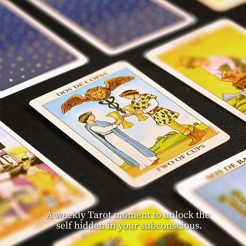 Klassisches Tarot-Karten-Orakel-Deck Für Anfänger Divination Tisch-Brettspiele Familienunterhaltung Schicksals-Divinations-Kartenspiel