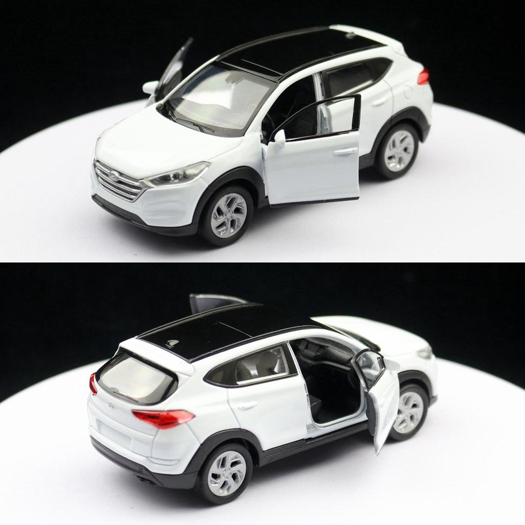 1/36 Hyundai Tucson SUV hračka model auta Welly odlitek z lehkých slitin miniaturní natahovací sběratelský dárek pro děti chlapce a dívky