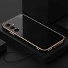 For Samsung Galaxy A 55 35 25 15 54 34 14 Luxury Plating Lanyard Silicone Case A15 A25 A35 A55 A14 A24 A34 A54 5g M55 Back Cover